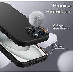 Avis Htdmobiles Coque pour Apple iPhone 15 Plus - housse etui silicone gel fine + film ecran - NOIR