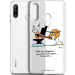 Caseink Coque Pour Huawei P30 Lite (6.2 ) [Gel HD Collection Les Shadoks ? Design Musicien - Souple - Ultra Fin - Imprimé en France]