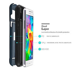 Avis Cadorabo Coque Samsung Galaxy GRAND PRIME Etui en Bleu