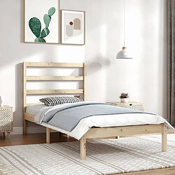 vidaXL Cadre de lit sans matelas 100x200 cm bois massif de pin