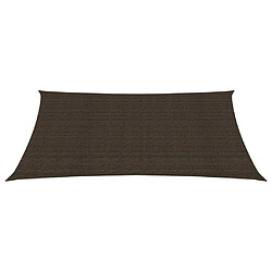 Helloshop26 Voile d'ombrage 160 g/m² marron 3,5 x 5 m PEHD 02_0009148