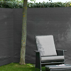 Nature Brise-vue de jardin PE 1 x 3 m Anthracite