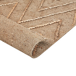 Acheter Beliani Tapis en jute beige 80 x 150 cm DADAY