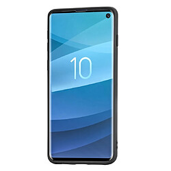 Wewoo Coque Souple Étui de protection en TPU pour Galaxy S10 noir