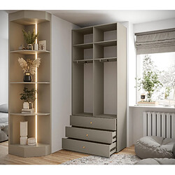 Avis Abiks Meble Armoire Inova 4 236,7/100/47 (gris/nero)