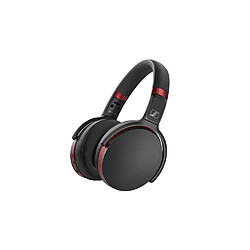 Sennheiser HD 458BT Casque Arceau Noir, Rouge