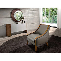 Acheter Angel Cerda Fauteuil en cuir gris