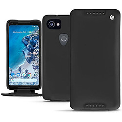 Housse cuir Google Pixel 2 XL - Rabat vertical - Noir ( Nappa / Black ) - NOREVE