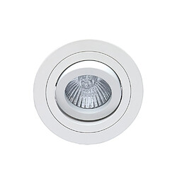 Acheter Inspired Downlight encastré pivotant 9,2 cm rond 1 x GU10 Max 50W blanc mat