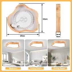 Stoex Plafonnier Intérieur Lampe De Plafond Nuage Luminaire Plafonnier Led Plafonnier Moderne 6000K Pour Chambres À Coucher,Salles De Bains,Salons Couloirs pas cher