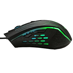 Avis Wewoo Souris de jeu filaire FORKA Silent Click USB avec 6 boutons 3200DPI (Noir)