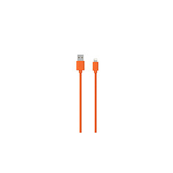 Avis Jaym Câble USB vers Lightning 2.4A - 1,5 mètres - Collection POP - Orange