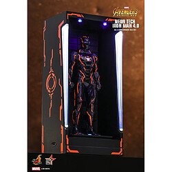 Avis Hot Toys MMSC021 - Marvel Comics - Avengers: Infinity War - Neon Tech Iron Man 4.0 Hall Of Armor Miniature Collectible