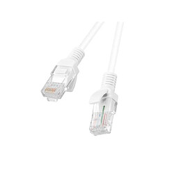 Lanberg PCU5-10CC-0200-W câble de réseau 2 m Cat5e U/UTP (UTP) Blanc