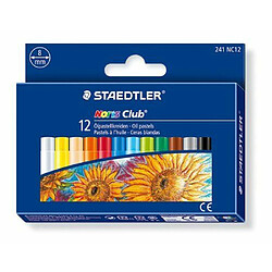 Promark Staedtler - Noris Club - Pack de 12 Craies pastels à l'huile - Assortis