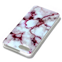 Acheter Wewoo Coque en TPU Motif Marbre Pour Huawei Y5 Prime 2018 Rouge