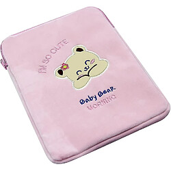 Avis Universal 9-11 pouces en peluche en peluche d'ours mignon SAG SAGLE SANGE IPAD CAS DE PROTECTE