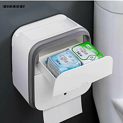 Acheter Universal Porte-papier hygiénique imperméable à l'eau Étagères Cartons sanitaires Récipients pour papier hygiénique Boîtes à mouchoirs Domestique Sans Perçage | Porte-papier (Gris)