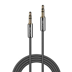 Lindy 35320 câble audio 0,5 m 3,5mm Anthracite