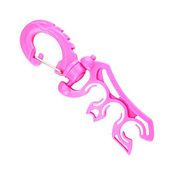 Support De Tuyau Triple BCD Sous-marin De Plongée Avec Clip Pliant Snap Rose