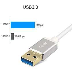 Avis CABLING Hub adaptateur USB 3 male vers 3 x USB 3.0 femelles + 1 x RJ45 ethernet Gigabit 10/100/1000 Mbps femelle