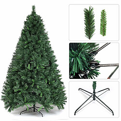 Salcar 210cm Sapin de Noël Artificiel, avec Support en métal Pin Arbre de Noel 868 Branches pour la Fête de Noël, matière PVC Artificielle Décoration fêtes Maison