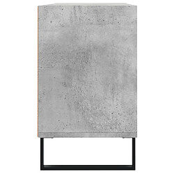 Maison Chic Meuble TV scandinave - Banc TV pour salon gris béton 103,5x30x50 cm bois d'ingénierie -MN71790 pas cher