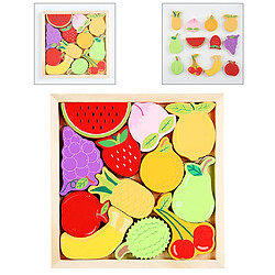 Montessori 3D Puzzle Jigsaw Jouet Préscolaire Cadeaux Pour Enfants Tout-petits Fruits