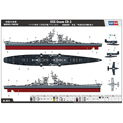 Hobby Boss Maquette Bateau Uss Guam Cb-2 pas cher