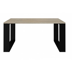 Vivaldi Table Basse Modern II Chene Sonoma Noir 90 cm