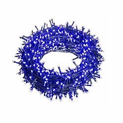 BigBuy Christmas Guirlande lumineuse LED 5 m Bleu Blanc 3,6 W Noël 