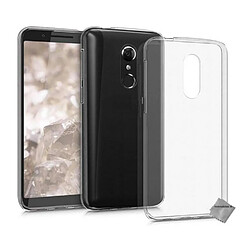 Htdmobiles Coque silicone gel fine pour Alcatel 3 + film ecran - TPU TRANSPARENT