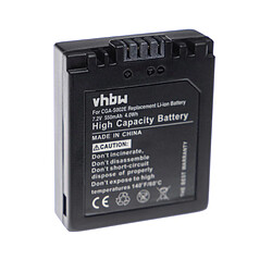 vhbw set 2 batteries 550 mAh pr appareil photo Digi-Cam remplace Panasonic DMW-BM7, CGA-S001HH, CGR-S002, CGA-S002, CGA-S002E, CGR-S002A, CGA-S002A