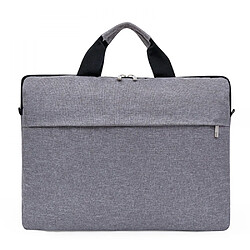 General Sac à bandoulière pour ordinateur portable compatible avec MacBook Air/Pro, ordinateur portable, compatible avec MacBook Pro 14 pouces 2023-2021 A2779 M2 A2442 M1, étui à rabat en polyester(gris)