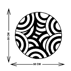 EPIKASA Décoration Murale en Métal Cercle Géométrique 4