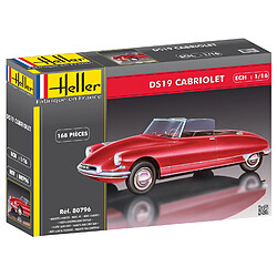 Heller Maquette voiture : DS 19 cabriolet