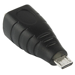 Acheter Wewoo Adaptateur noir micro USB mâle vers USB BF