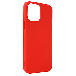 Avizar Coque iPhone 13 Pro Max Silicone Semi-rigide Finition Soft-touch rouge