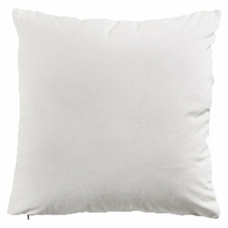 Paris Prix Housse de Coussin Velours Swart 40x40cm Naturel