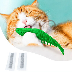 Wewoo Cataire Fish Bite Dentshing Stick Funny Cat Toy Brosse à dents pour animaux de compagnie pas cher