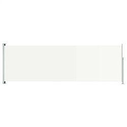 vidaXL Auvent latéral rétractable de patio 200x600 cm Crème