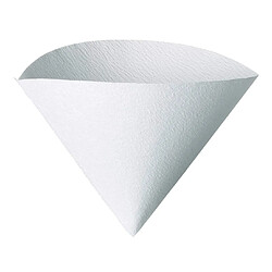 Hario VCF-01?100M Lot de 100 filtres à café en Papier, Blanc, Size 02-40pcs