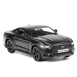 Universal (Mustang - Noir) 1: 36 GT-R R34 modèle de voiture de sport en alliage, simulant le métal tiré en arrière modèle jouet pour les enfants cadeaux