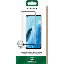 Protection d écran en verre trempé pour Oppo Find X5 BigBen Connected Transparent pas cher