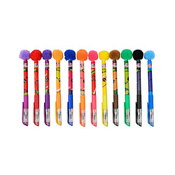 Avis FRUITY SQUAD - Set de 12 Stylos Gel Pompon parfumés pour Enfants, Couleurs Assorties