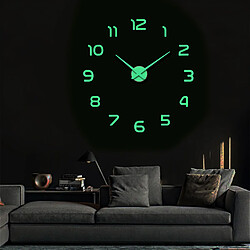 Avis Horloge Lumineuse Murale Bricolage Autocollant 3d Décoration De Bar à La Maison Moderne Montre A