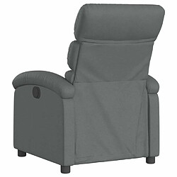 Acheter Maison Chic Fauteuil Relax pour salon, Fauteuil inclinable électrique Gris foncé Tissu -GKD49697