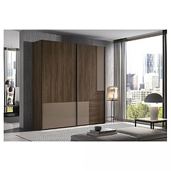 Inside 75 Armoire 2 portes coulissantes suspendues Icon 198,1 x 240 cm Legend Cristal Basalto Profil Pizzara