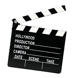 Acheter Clap de cinéma Hollywood Clapper Board D'action 27.5x30cm Accessoires Film