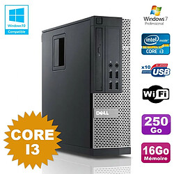 PC Dell Optiplex 7010 SFF Core I3 3.1GHz 16Go Disque 250Go DVD Wifi W7 - Occasion